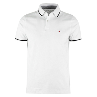 TOMMY HILFIGER汤米男polo衫短袖夏新款商务休闲半袖翻领t恤男装