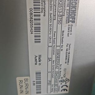 议价BECKHOFFF倍福驱动器 AX2003-AS S60301-520实物图片9成新