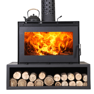 壁炉真火木柴铸铁匠人农村别墅民宿客厅烤箱壁炉取暖器家用柴火