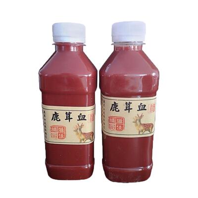 吉林梅花鹿鹿茸血酒纯正品包邮