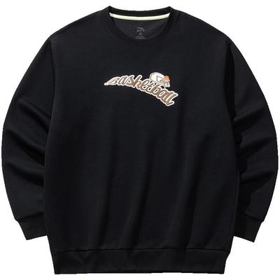 安踏男子宽松卫衣潮流运动针织衫