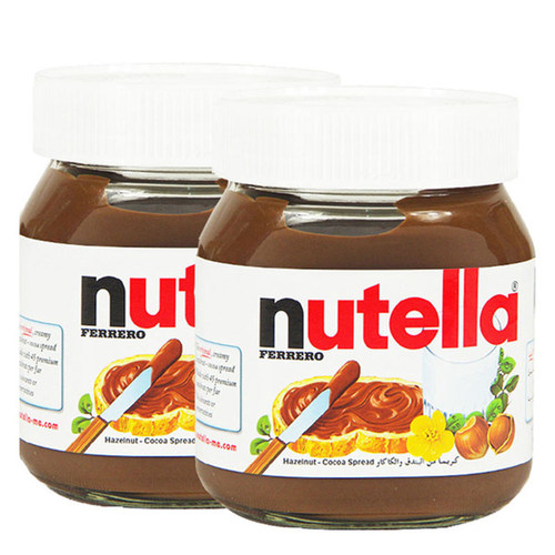 Nutella能多益意榛滋可可榛子早餐进口面包涂抹巧克力酱榛果750g