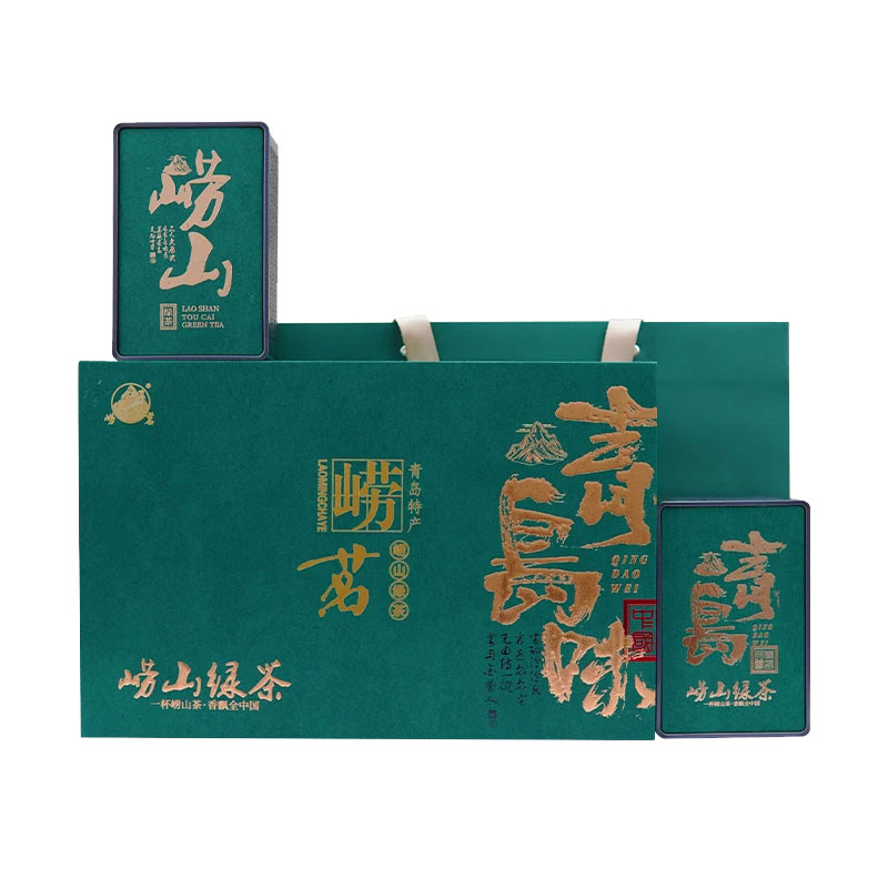 崂茗浓香新茶崂山绿茶礼盒装