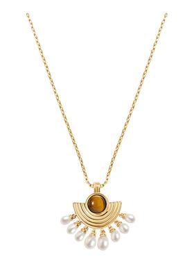 AmberLollipop虎眼石项链