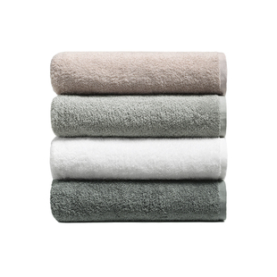 无印良品纯棉毛巾男士吸水不掉毛洗脸巾2025新款100全棉洗澡专用