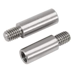 303不锈钢单头圆形螺柱单通机箱主板螺丝连接柱隔离柱M3M4M5M6M10