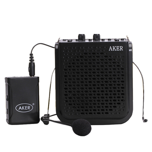 AKER/爱课AK77W无线蓝牙大功率扩音器教学乐器腰挂便携户外播放机