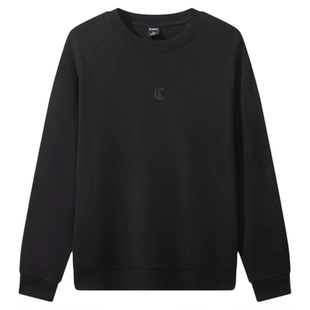 【结构分割】卡宾宽松圆领长袖卫衣男装2026春季新款重磅纯棉上衣