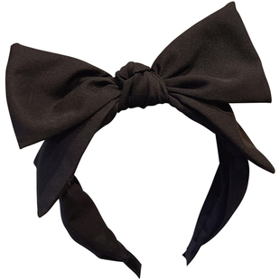 高级感超大立体蝴蝶结宽边发箍女高颅顶压发发卡韩国气质洗脸头箍