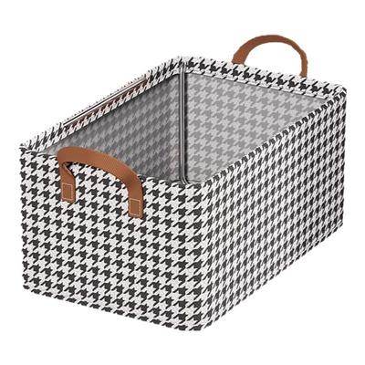 衣服收纳箱家用衣柜分层布艺整理盒放衣物裤子折叠储物筐收纳神器