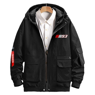 可定制马克马奎斯MotoGp小马哥机车夹克连帽男女骑行衣服外套帽衫