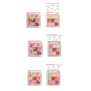 Thyra/昙雅童趣眼影组合盘七色日常大地色哑光珠光亮片腮红学生