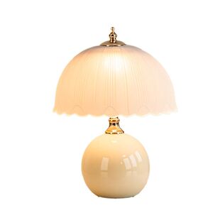 奶油风台灯卧室创意床头柜轻奢桌面高级感主卧温馨结婚氛围小夜灯