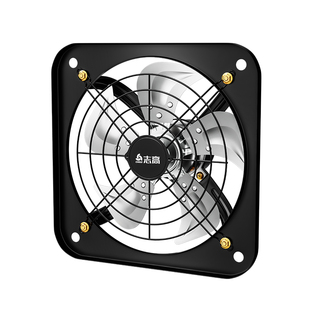 志高排气扇厨房油烟机窗墙两用工业强力排烟换气扇全金属机身风机