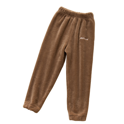 加绒加厚秋冬宝宝居家女童暖暖裤