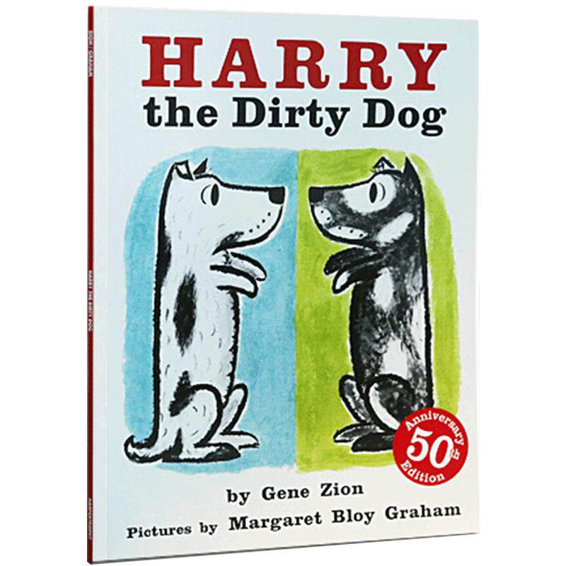 送音频进口英文原版绘本Harry the Dirty Dog好脏的哈利百本必读100本好书吴敏兰推荐儿童英语启蒙阅读故事宝宝行为习惯养成