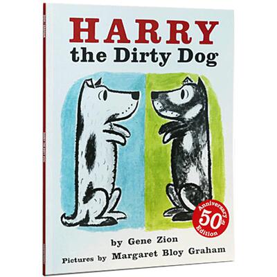 送音频进口英文原版绘本Harry the Dirty Dog好脏的哈利百本必读100本好书吴敏兰推荐儿童英语启蒙阅读故事宝宝行为习惯养成