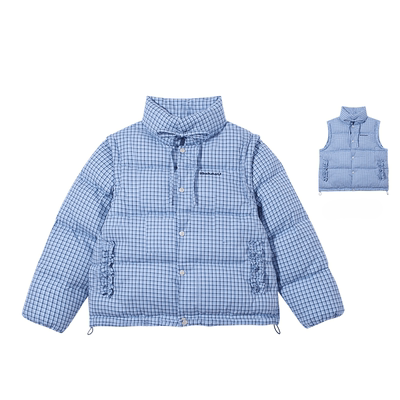 iSaluteU两穿羽绒服可拆卸马甲