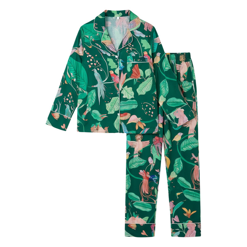 真丝睡衣女冰丝高级感丝绸家居服