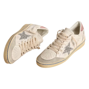 Golden Goose 女鞋Ball Star增高银色亮片星星鞋礼物GGDB