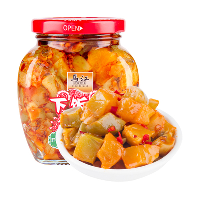 乌江瓶装开味榨菜芯300g酸辣下饭