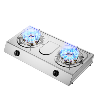 猛火燃气灶家用双灶台式天然气液化气灶租房老式大火力煤气灶炉具