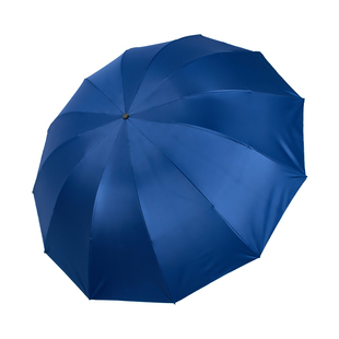 12骨超大号雨伞三折叠抗暴风男女商务三人晴雨两用抗暴雨防紫外线