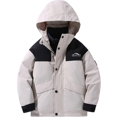 加厚儿童羽绒服雅鹿冲锋衣三合一