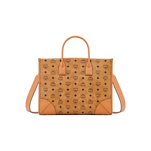 【自营】MCM-Munchen大号经典老花Visetos皮托特子母包单肩手提包