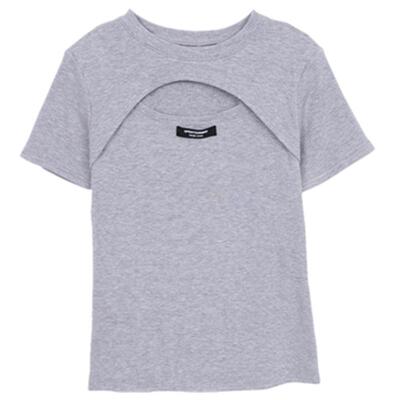 300斤加大码女装加肥200斤胖mm夏季镂空上衣气质短袖心机性感T恤