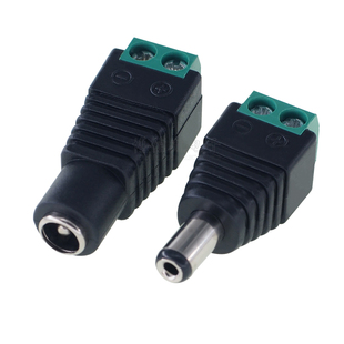 免焊接 DC插头5.5*2.1MM 5.5*2.5 DC公头母头 电源插头监控摄像机