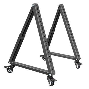 电视支架落地矮三角液晶可移动推车舞台主席台会议反看俯仰角调节