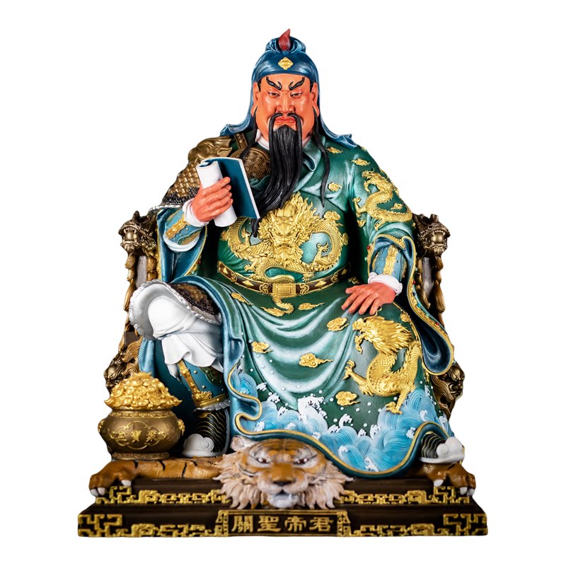 关公神像摆件客厅文武财神