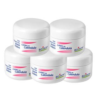 Boiron宝弘金盏花冰淇淋儿童面霜口水疹新生婴幼儿专用保湿霜*5