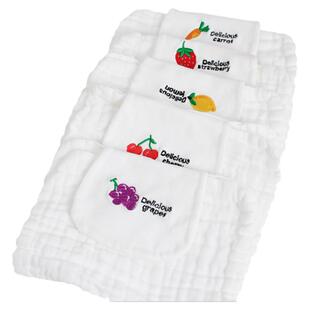 吸汗巾纯棉纱布幼儿园隔汗巾儿童大号婴儿宝宝垫背a类绣名字汗巾