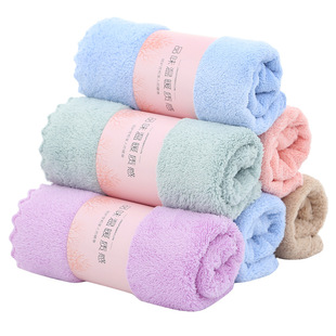 75*35 及 60*30珊瑚绒毛巾面巾家用吸水性好柔软不易掉毛多色可选