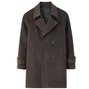 MindBridge【鹅绒】2025年冬中长款羽绒服男士可拆卸内胆毛呢大衣