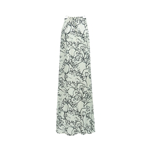 FIVE PLUS印花吊带连衣裙女法式浪漫度假长裙2025新款女春装