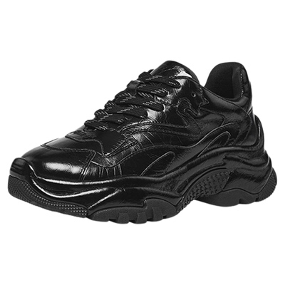 ASH女鞋2025秋季Addict厚底老爹鞋增高休闲系带真皮运动鞋