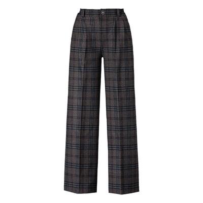 秋冬新款高腰休闲长裤垂感阔腿裤