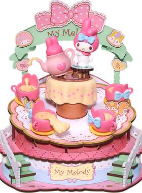 rolife若来diy手工八音盒三丽鸥家族HelloKitty音乐盒儿童礼物