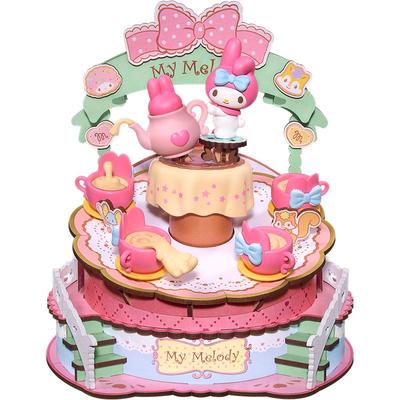 rolife若来diy手工八音盒三丽鸥家族HelloKitty音乐盒新年礼物女