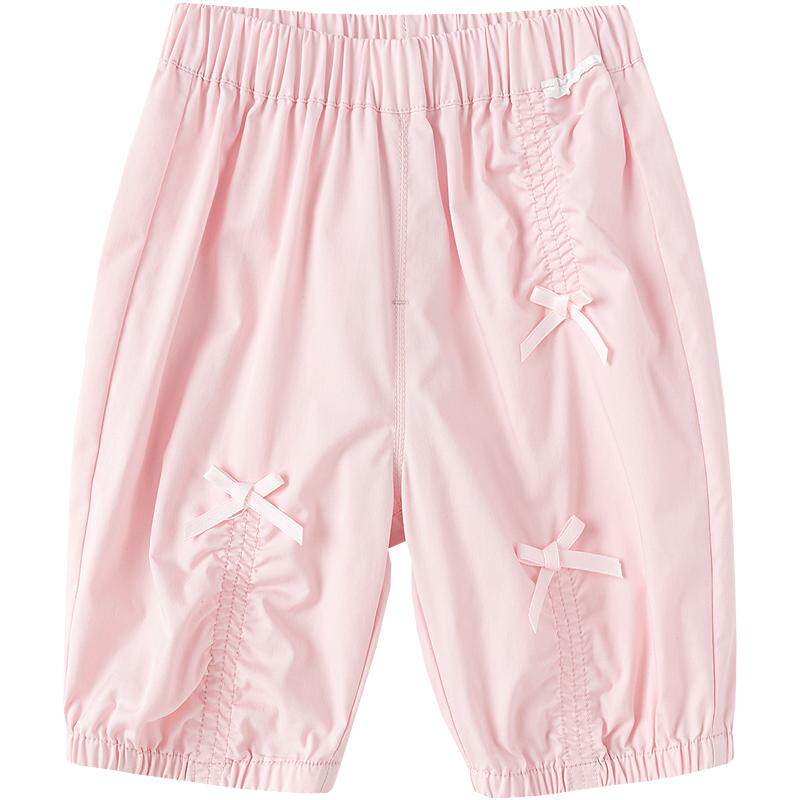 【balaOne】巴拉巴拉宝宝裤子婴儿休闲裤女童2026新款夏季甜美潮