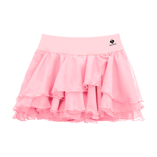 PomPeche彭派奇网球服女套装衣服网球穿搭背心吊带上衣纱裙半身裙