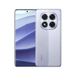 适用红米Note14磨砂膜redminote14pro+手机后膜小米红米note14por后盖防刮贴纸半透明镜头全包碳纤维保护软膜