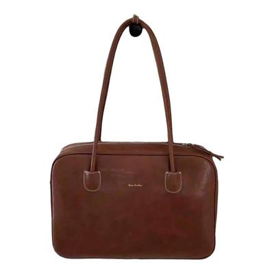 jennie同款电脑包公文包植鞣牛皮