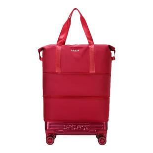 拉杆包旅行包拉杆袋万向轮登机包可折叠收纳包扩容旅行袋旅游包