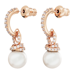 【新年礼物】施华洛世奇Originally水滴形耳环配饰仿珍珠