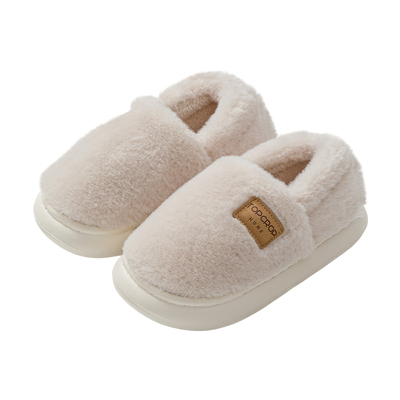 棉拖鞋女士冬季2025新款毛绒拖鞋