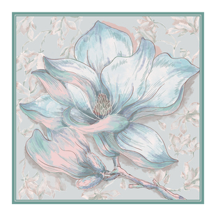 上海故事2025新款丝巾真丝披肩桑蚕丝印花大方巾披肩女送长辈礼物